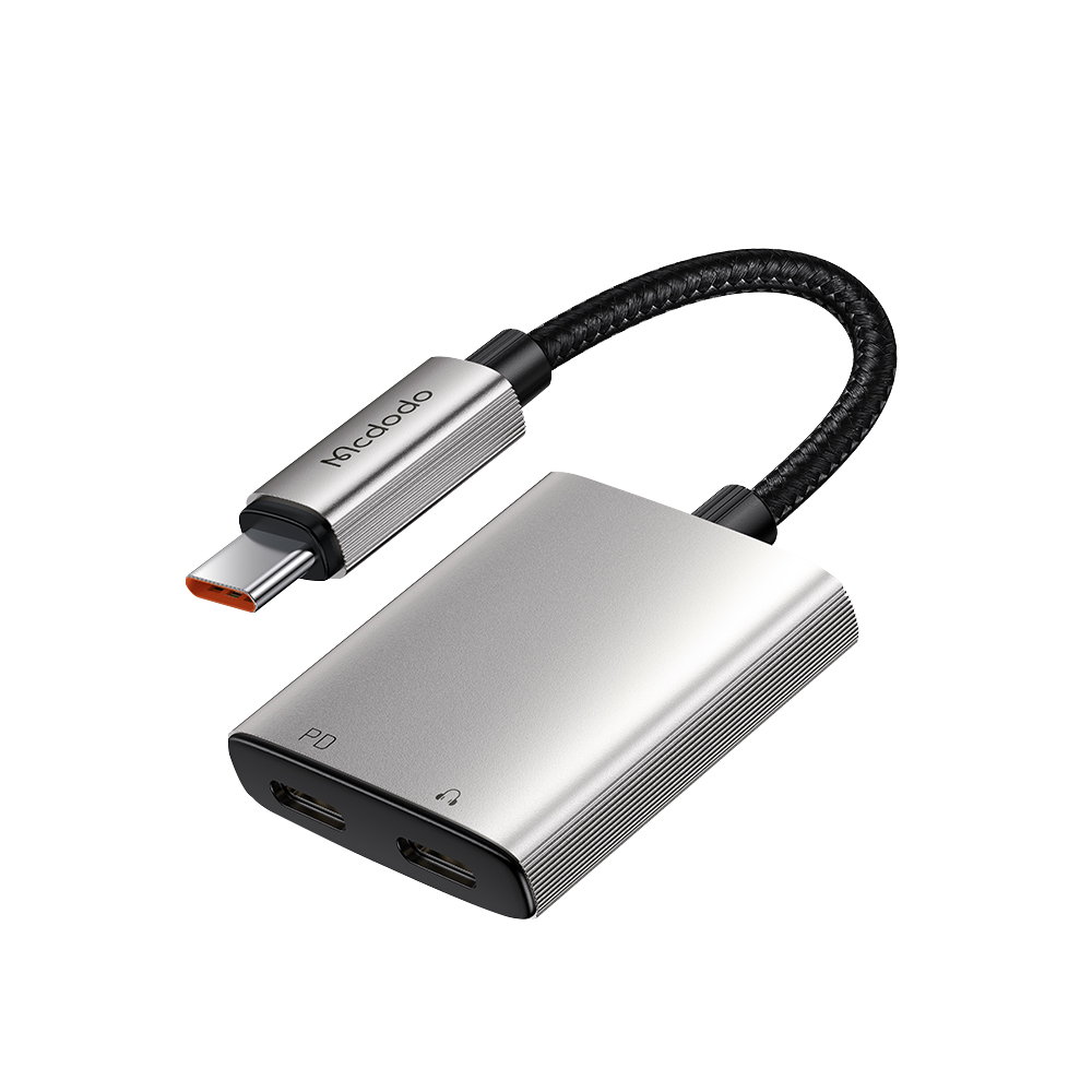 맥도도 C to C타입 충전+C타입 오디오 듀얼젠더 CA557(Mcdodo Type-C to C PD Fast Charging + Type-C Audio Adapter CA557)
