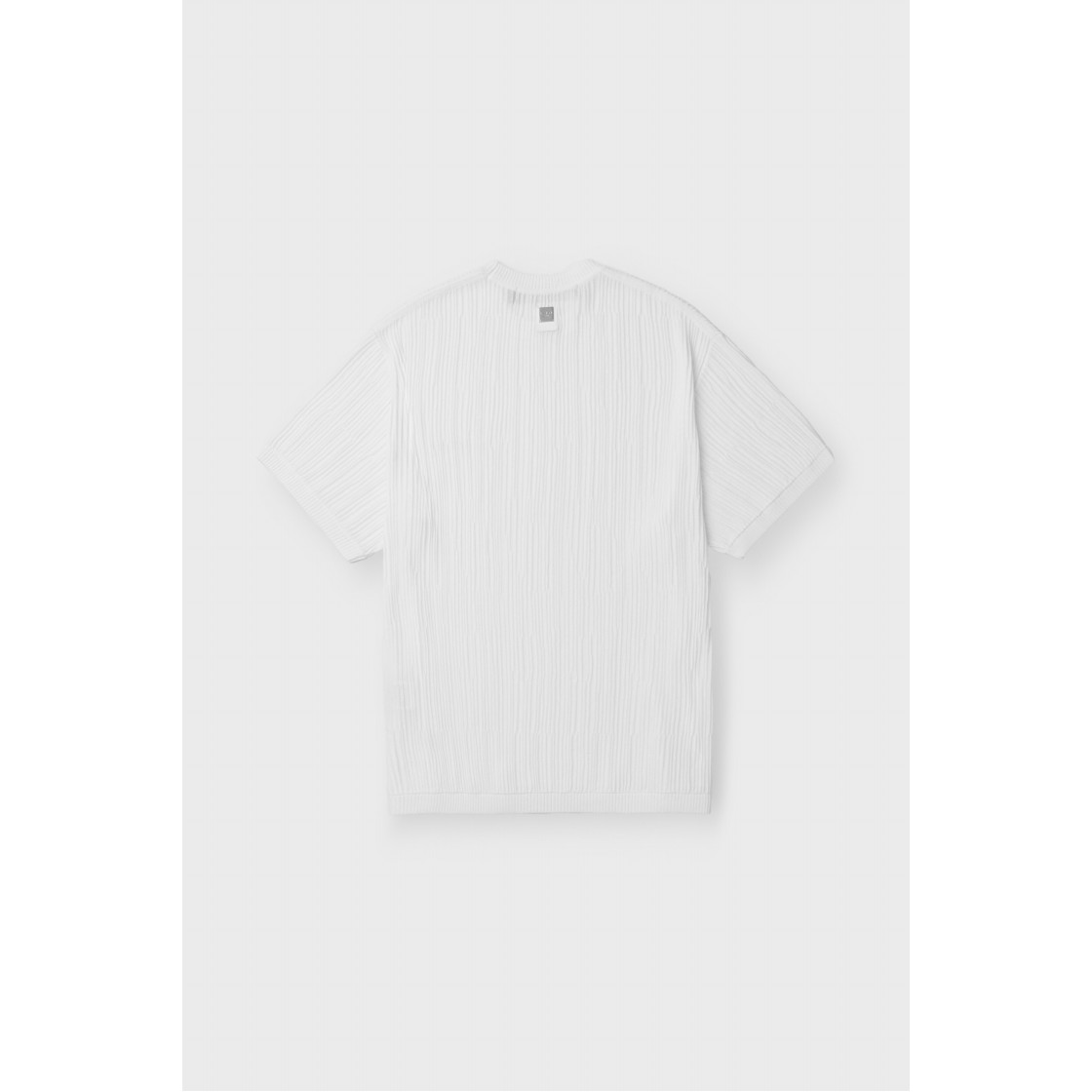 이로 플리츠 플리츠 반팔 라운드 스웨터 화이트(Iro Pleats Pleats Short Sleeve Round Sweater White) - 3