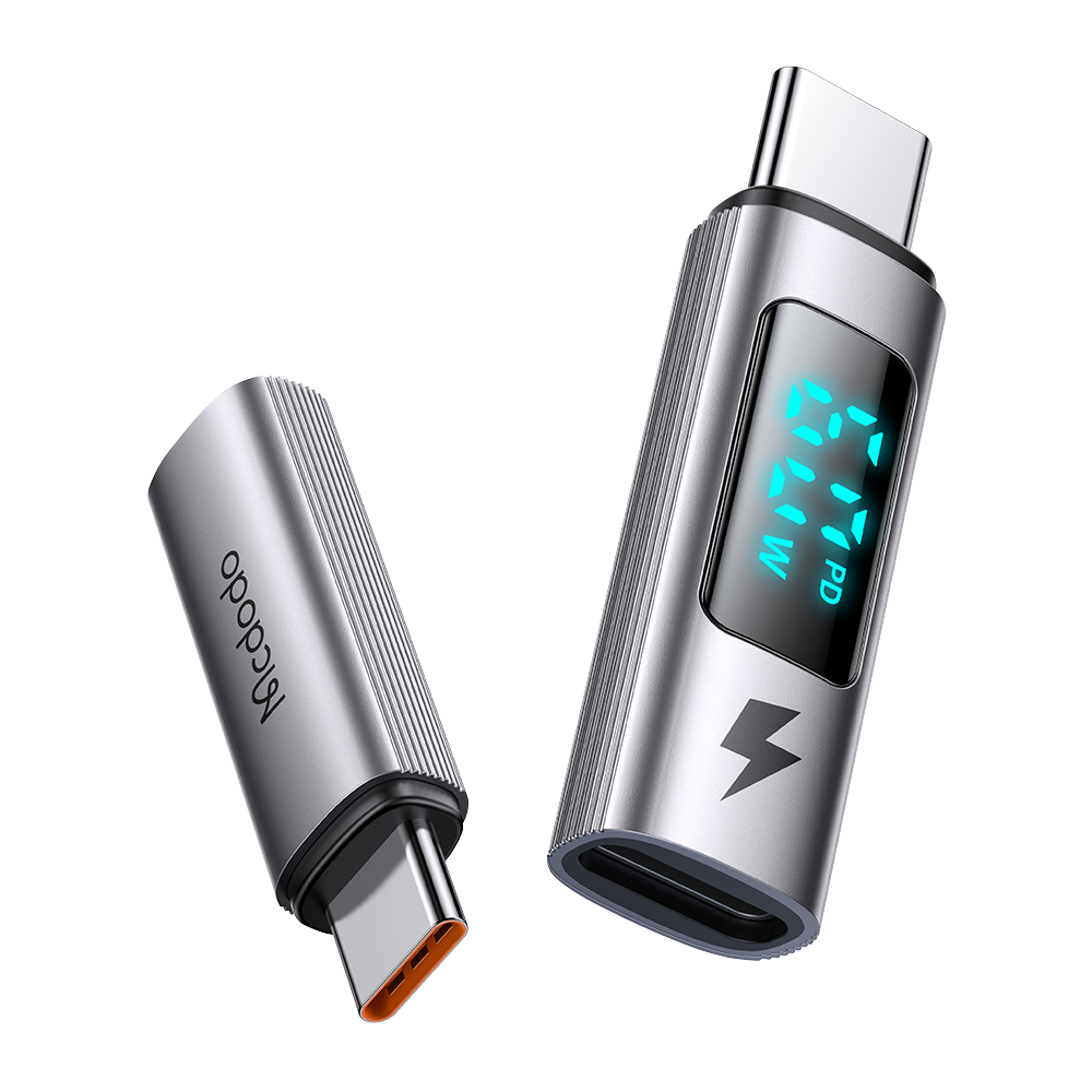 맥도도 충전속도 디스플레이 8핀 to C타입 젠더 OT599(Mcdodo Lightning to USB-C Display Power Visible Adapter OT599) - 2