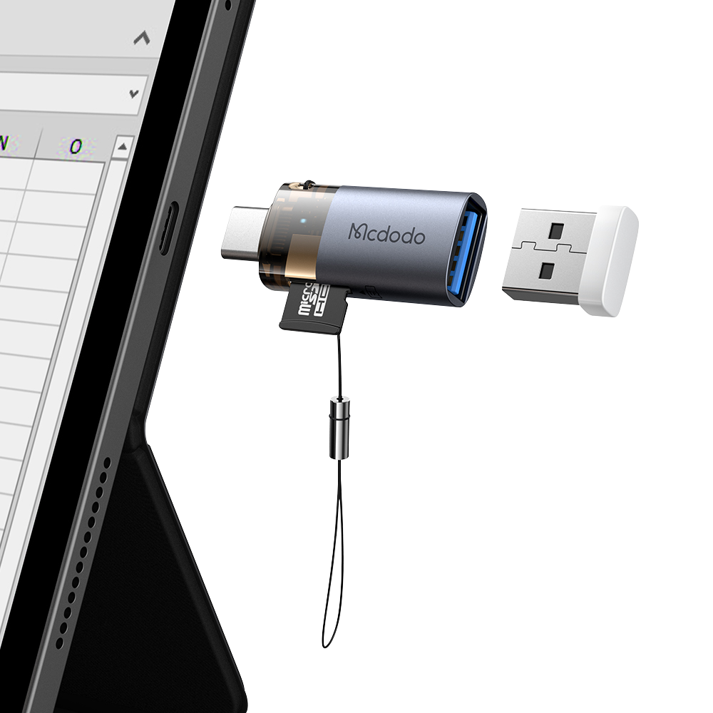맥도도 TR프로 USB3.0 C타입 TF카드 리더기 미니 젠더 OT760(Mcdodo TR PRO USB3.0 Type-C TF Card Reader Mini Transfer Adapter OT760) - 5