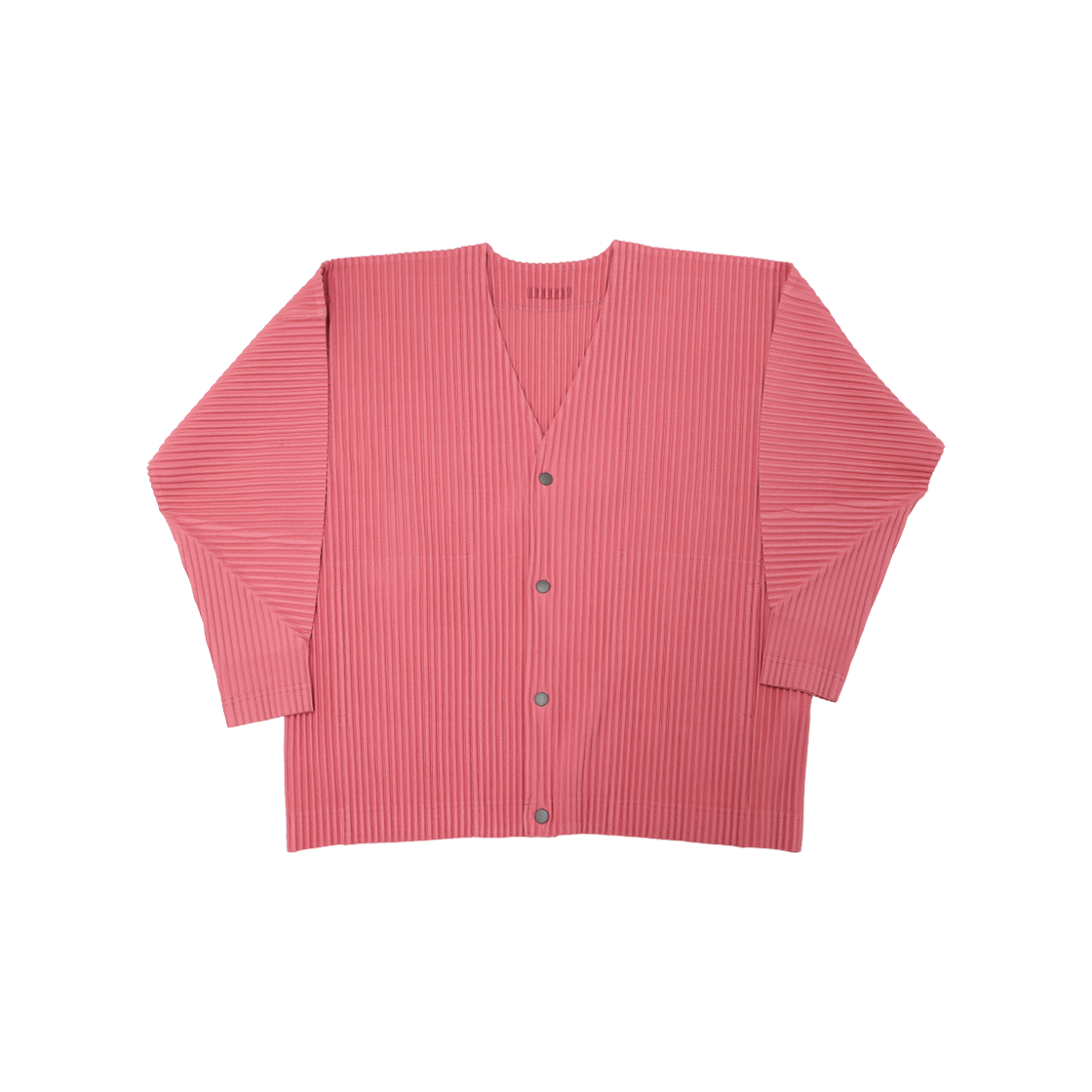 ITBWBMHNTS8T Issey Miyake HP56JL116 Long Cardigan in Pink