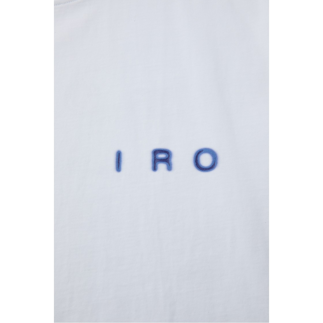 이로 블러 페이드 로고 반팔 티셔츠 화이트(Iro Blur Faded Logo Short Sleeve T-Shirt White) - 5
