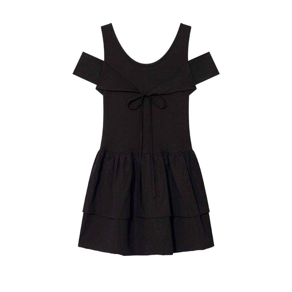 어글리쉐도우 캉캉 펌킨 리본 드레스 블랙(UGLYSHADOW Cancan Pumpkin Ribbon Dress Black)