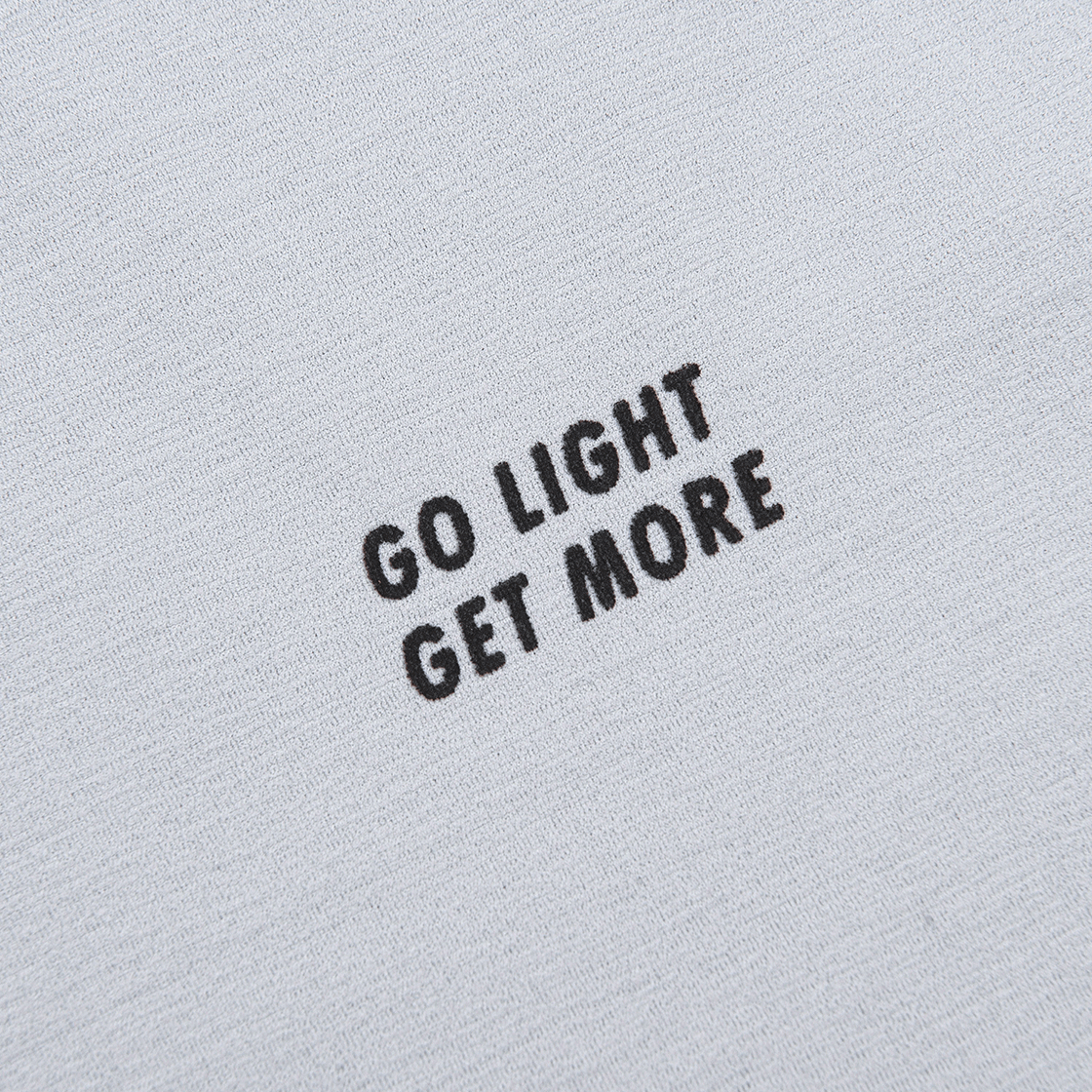 제로그램 LIGHT THE NIGHT Espol 그래픽 반팔 티셔츠(ZEROGRAM Light The Night Espol Graphic SS Light Gray) - 4