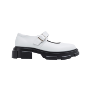 Haruta HS-4311 Maryjane Chunky Heel White