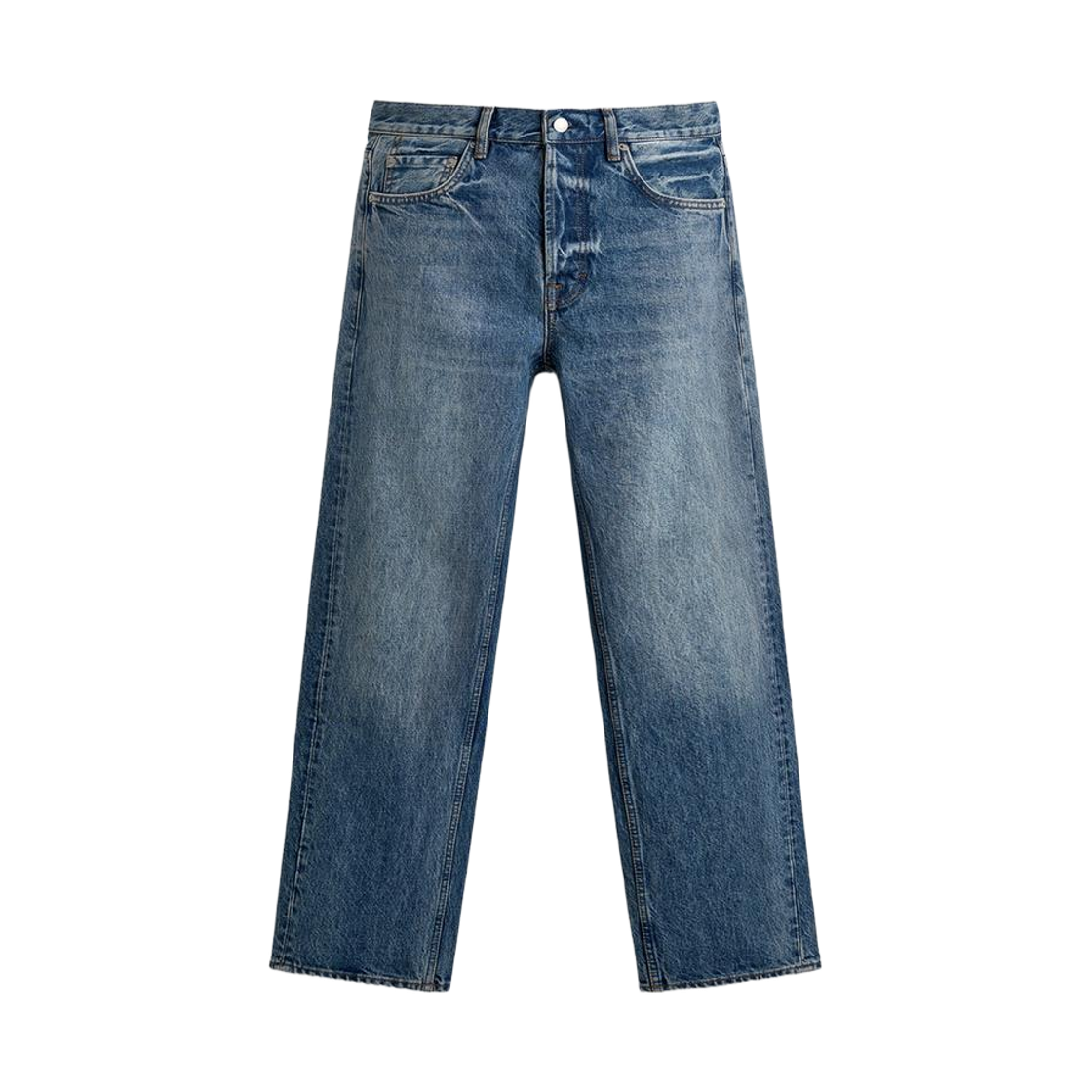 3991/465/427 Zara x Aaron Levine Straight Fit Jeans Medium Blue
