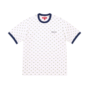 Supreme Hearts Intarsia Ringer T-Shirt White - 26SS