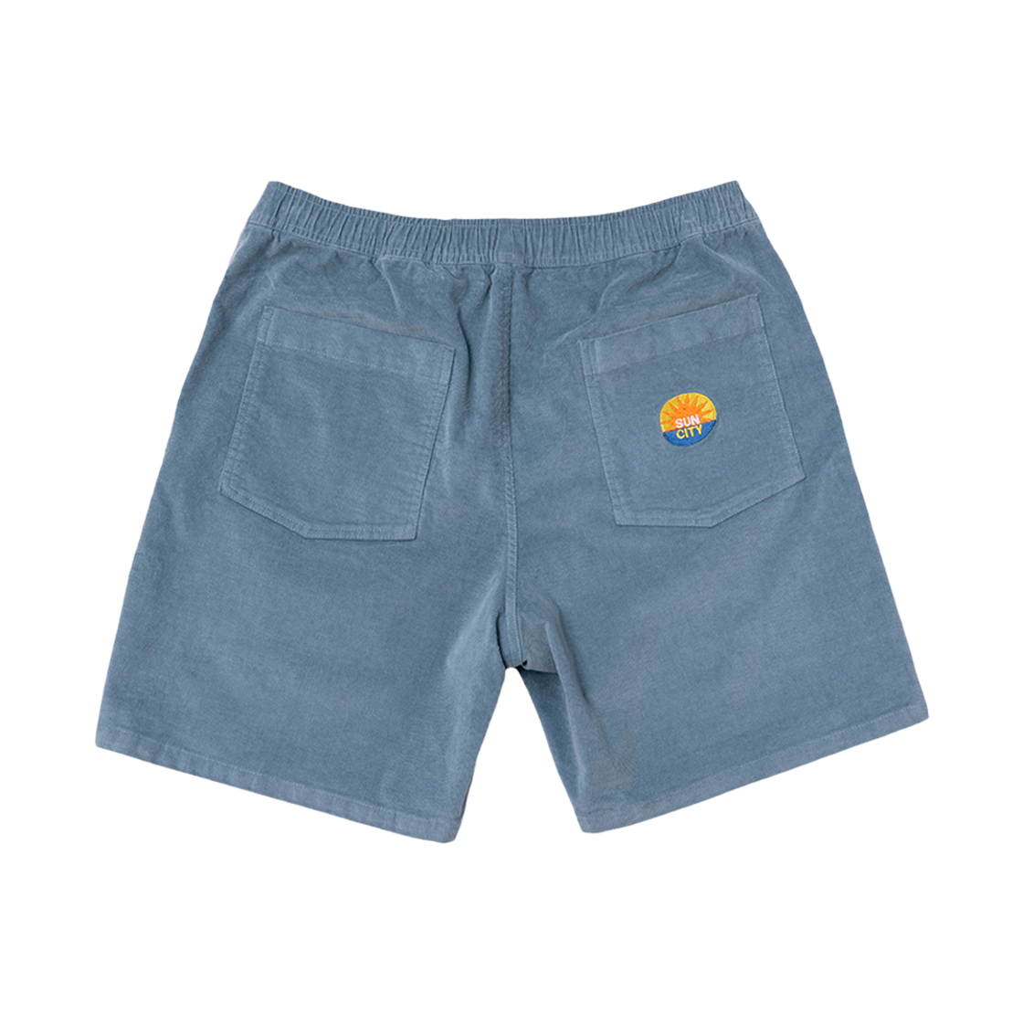빅웨이브 컬렉티브 선시티 코듀로이 반바지 더스티 블루(BIGWAVE COLLECTIVE Sun City Corduroy Shorts Dusty Blue)
