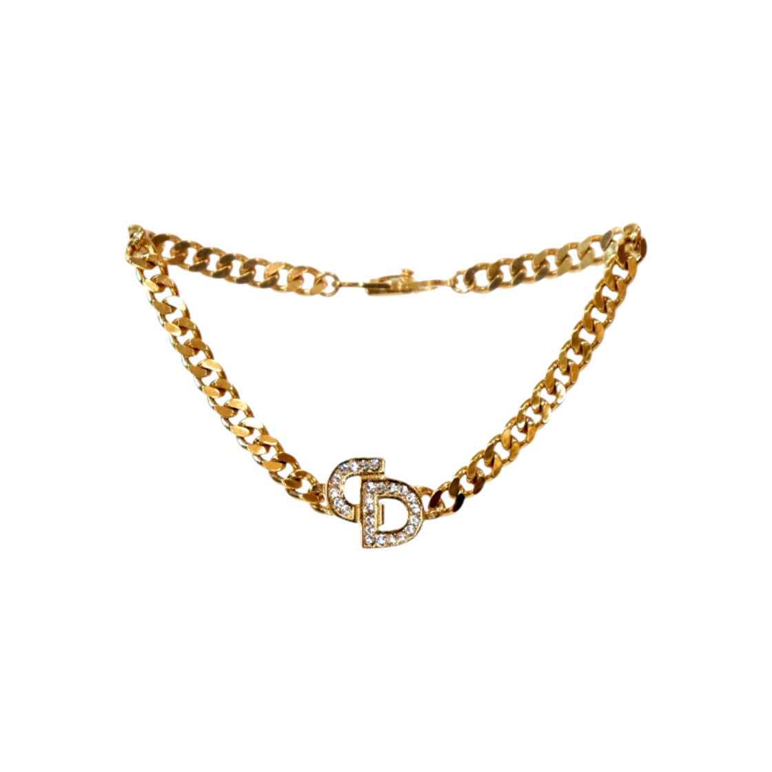 IT8NNEAUO9DA Dior Cubic CD Gold Bracelet A-B55398