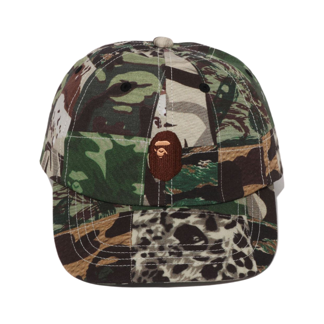 베이프 카모 패치워크 패널 캡 그린(BAPE Camo Patchwork Panel Cap Green) - 2