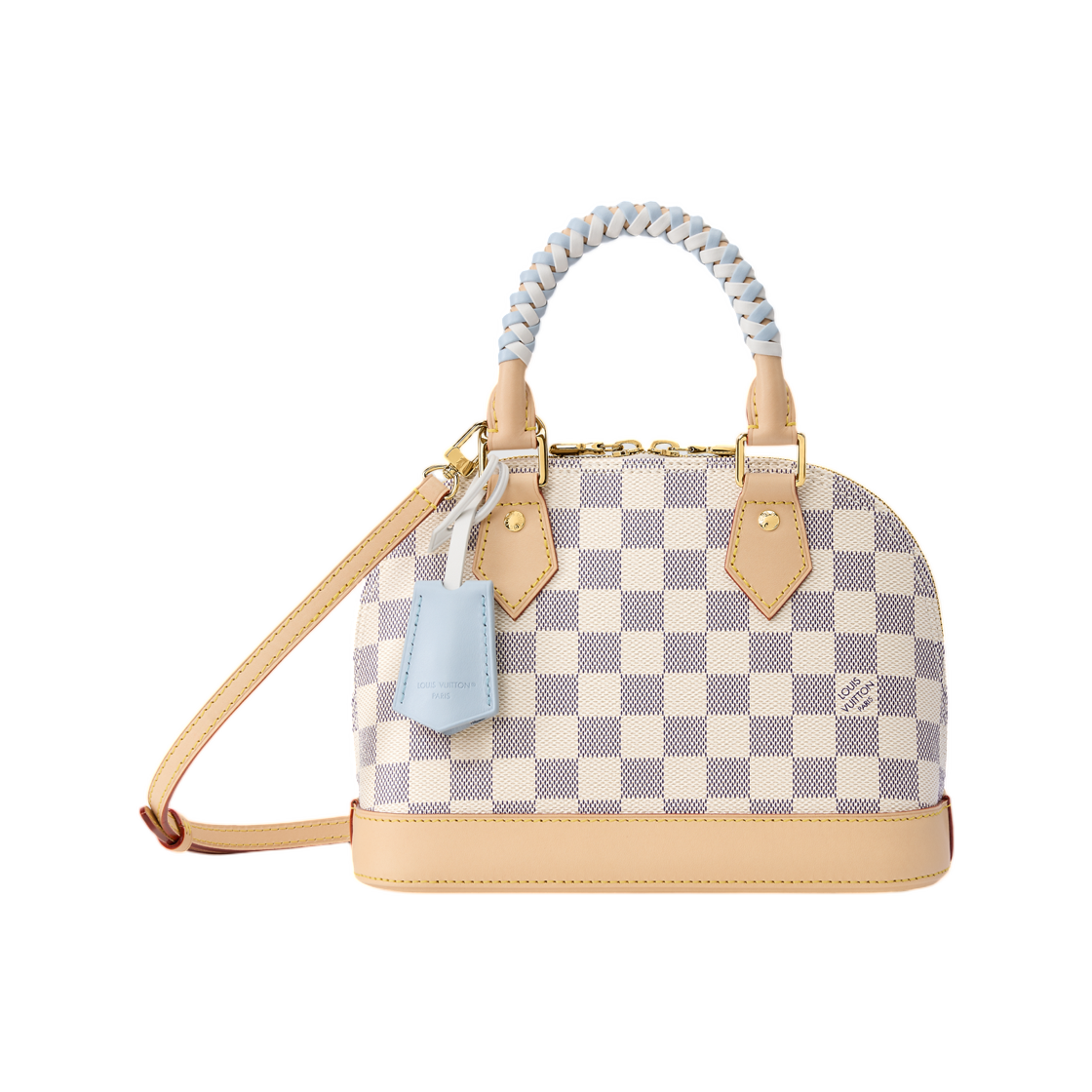 N40902 Louis Vuitton Alma BB Damier Azur Blue Olympe