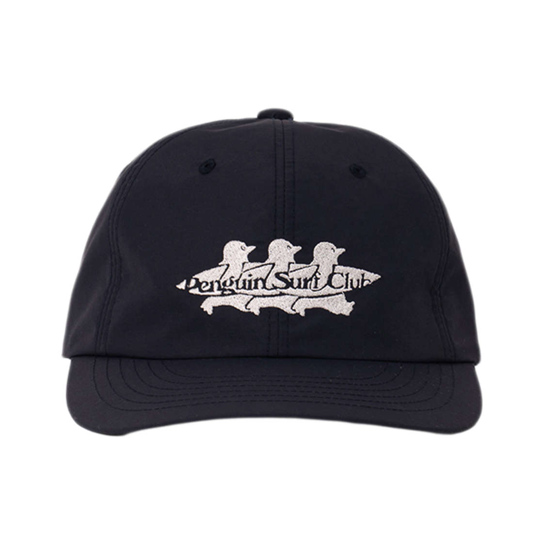 빅웨이브 컬렉티브 팽귄 서프 클럽 나일론 캡 네이비(BIGWAVE COLLECTIVE Penguin Surf Club Nylon Cap Navy) - 1