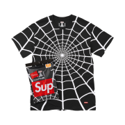 Supreme x Hanes Spider-Man Tagless T-Shirt Black (2 Pack) - 26SS
