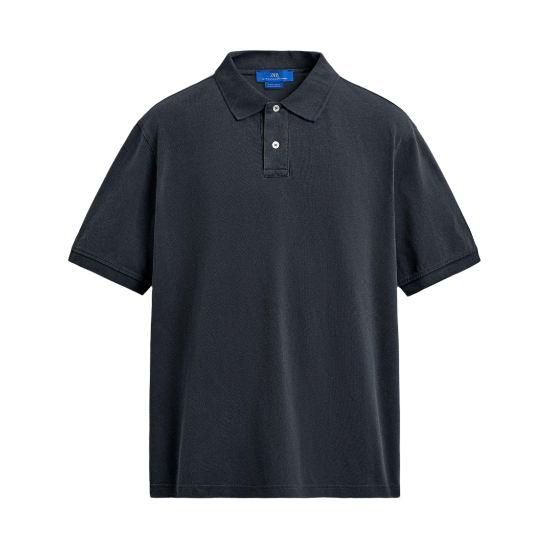 자라 x 아론 리바인 자라 워싱 피케 폴로셔츠 네이비(Zara x Aaron Levine Washed Pique Polo Shirt Navy) - 1