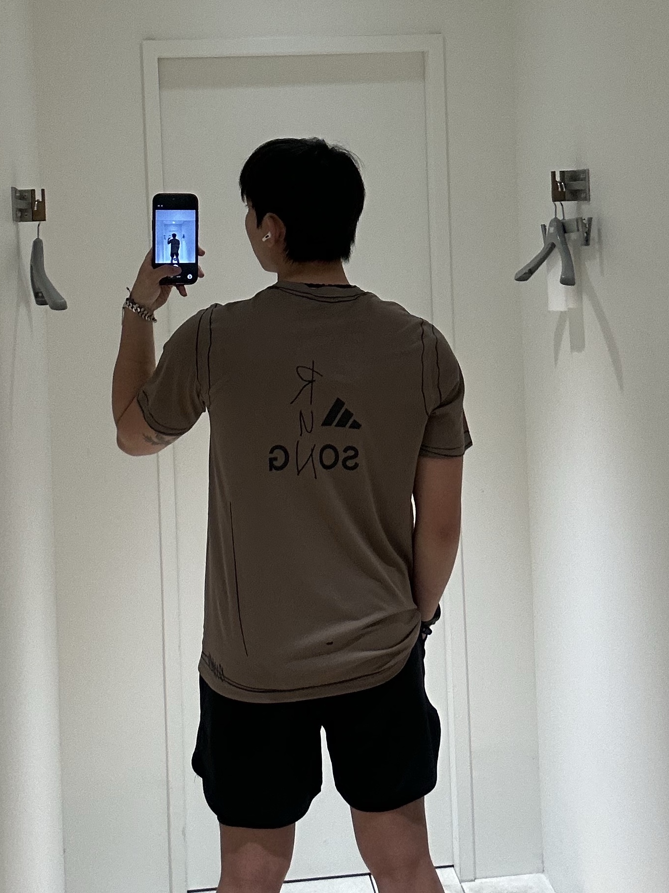Adidas x Song for the Mute Adi365 Running Unitefit T-Shirt Trace Brown - KR Sizing 착용 스타일 - 2