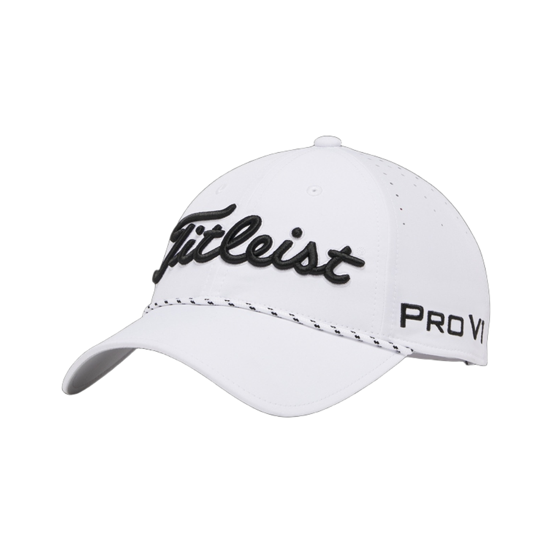 타이틀리스트 투어 브리저 캡 화이트 블랙(Titleist Tour Breezer Cap White Black)