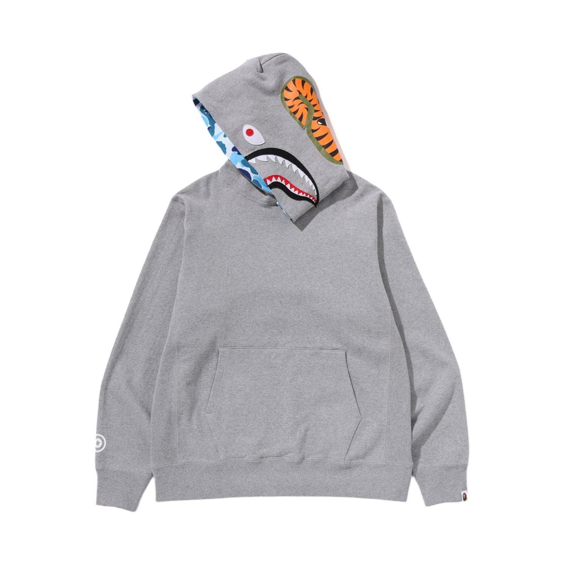 베이프 ABC 카모 샤크 풀오버 후드 그레이(BAPE ABC Camo Shark Pullover Hoodie Gray) - 2