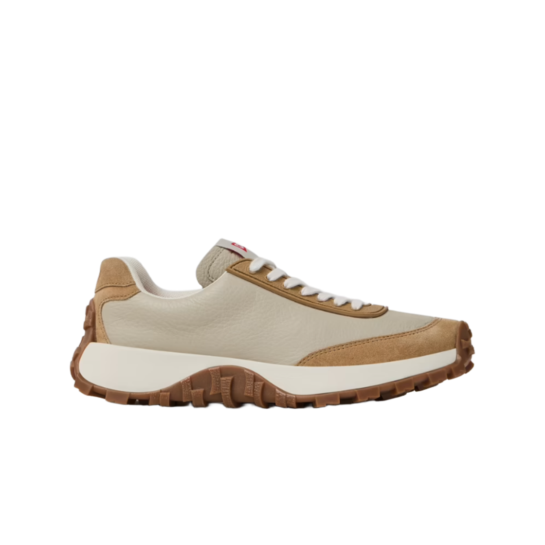 K201586-022 (W) Camper Drift Trail Leather Nubuck Sneakers Beige