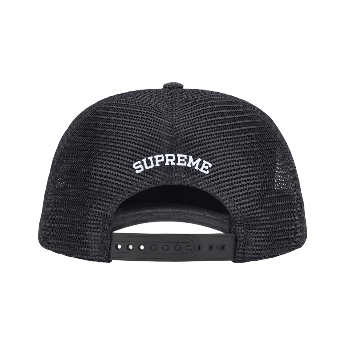 슈프림 라피아 메쉬 백 5-패널 블랙 - 26SS(Supreme Raffia Mesh Back 5-Panel Black - 26SS) - 2