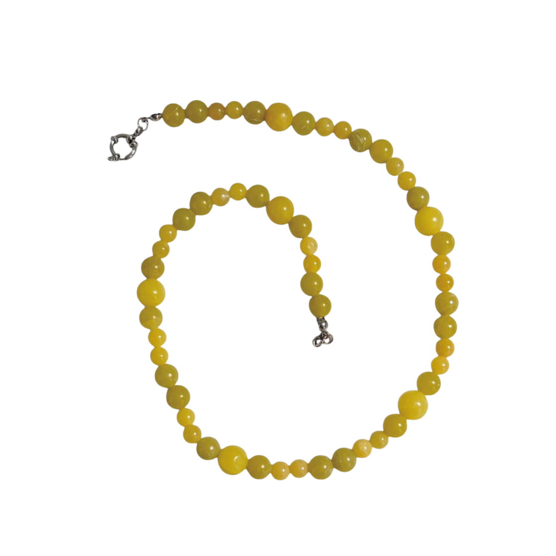 18N0003 OBJET213 Green grape bubble necklace