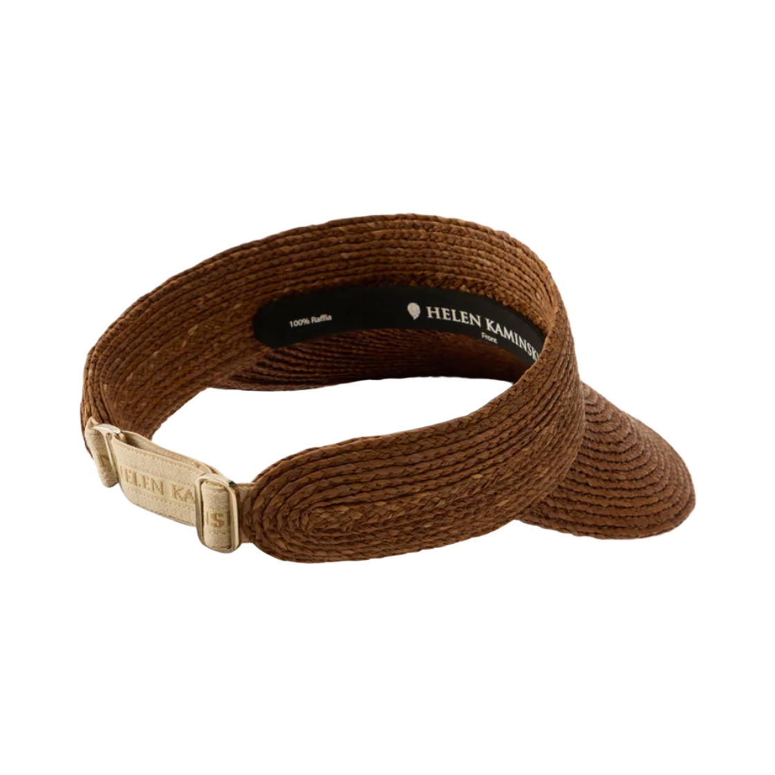 (W) 헬렌 카민스키 케나 라피아 브레이드 바이저 넛쉘((W) Helen Kaminski Kenna Raffia Braid Visor Nutshell) - 2