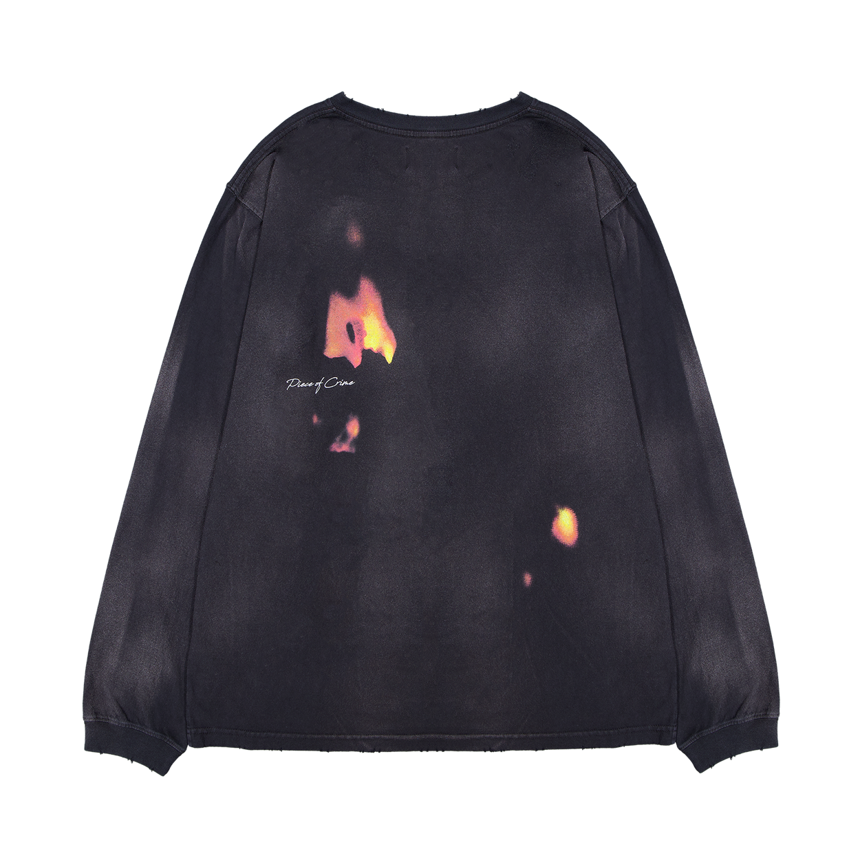 언더마이카 피오씨 플레임 빈티지 워시드 롱 슬리브 블랙(Undermycar POC Flame Vintage Washed Long Sleeve Black) - 2