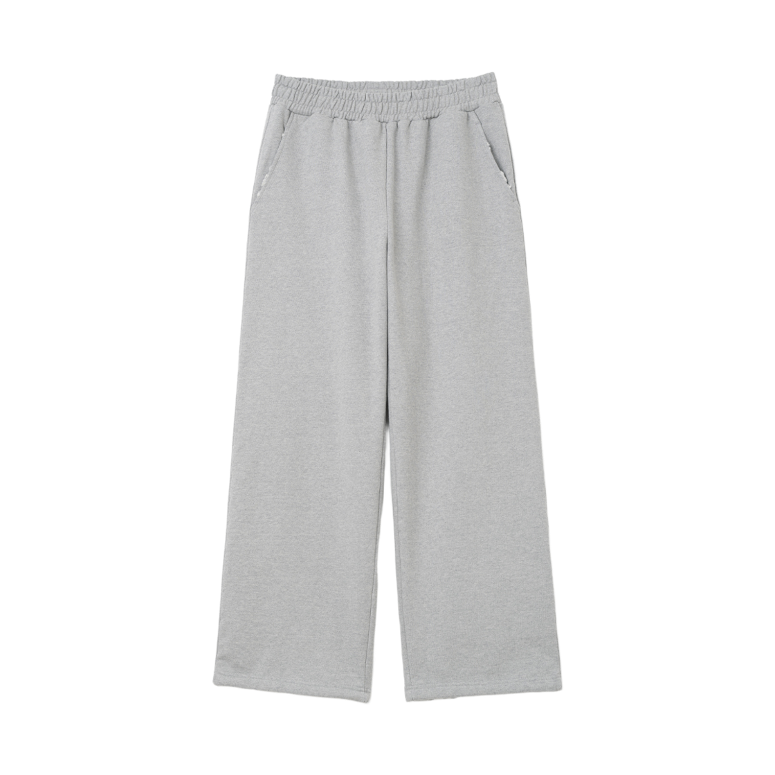 노클 스트럭쳐 스웨트 팬츠 그레이(Nocle Structure Sweat Pants Grey)