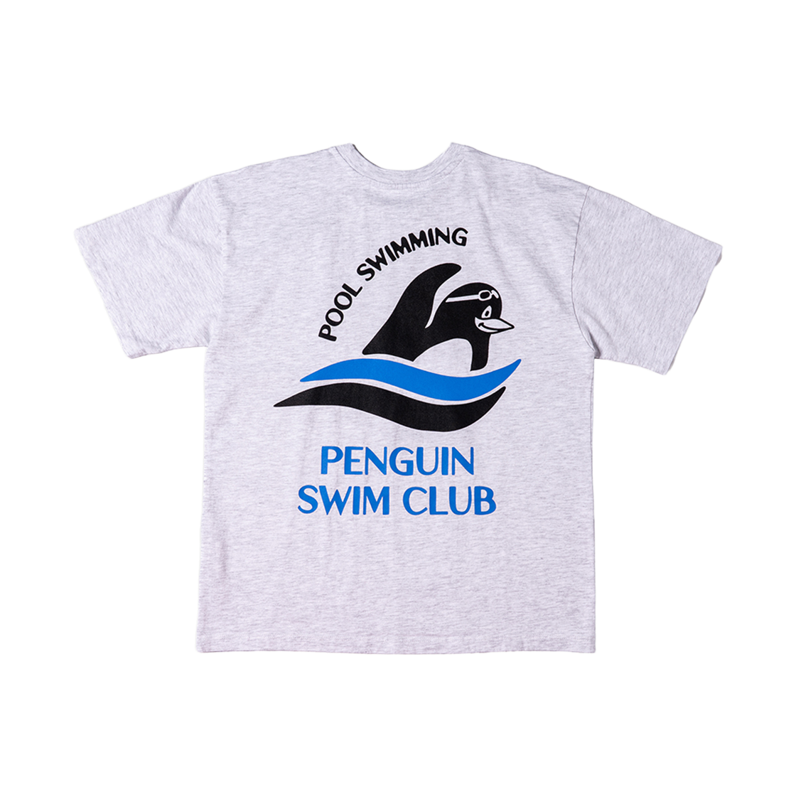 빅웨이브 컬렉티브 펭귄 스윔 클럽 반팔 티셔츠 애쉬 그레이(BIGWAVE COLLECTIVE Penguin Swim Club Tee Ash Gray)