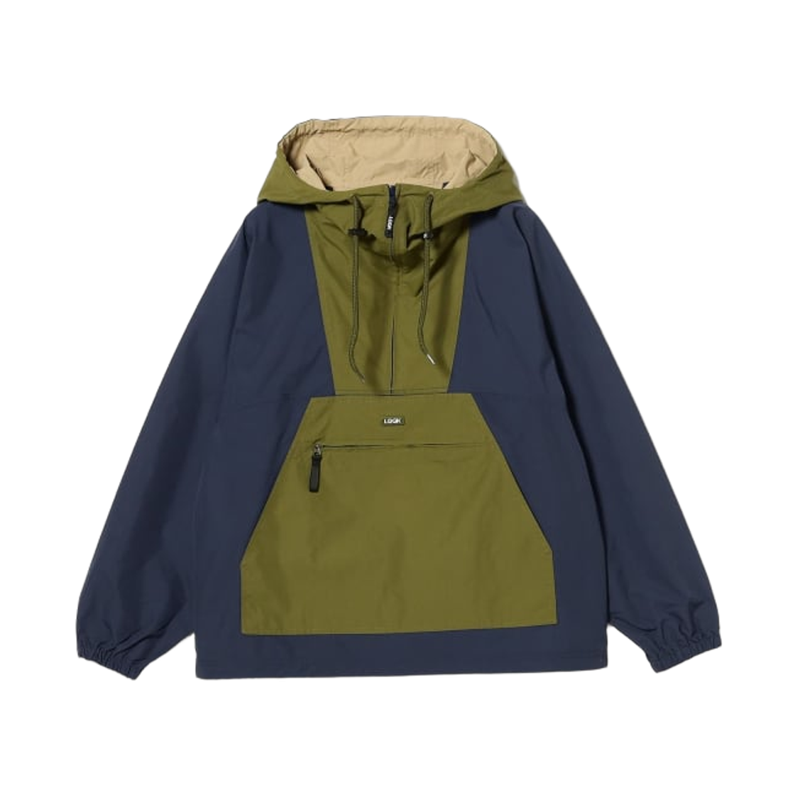 빔즈 T x 룩 스튜디오 아노락 후드 네이비 그린(Beams T x Lqqk Studio Anorak Hoodie Navy Green)