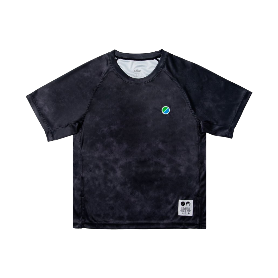 아틀라스 콜렉티프 V3 코어 여성 티셔츠 타이다이 블랙(Atlas COLLECTIF V3 Core WMNS T-Shirt Tie Dye Black)