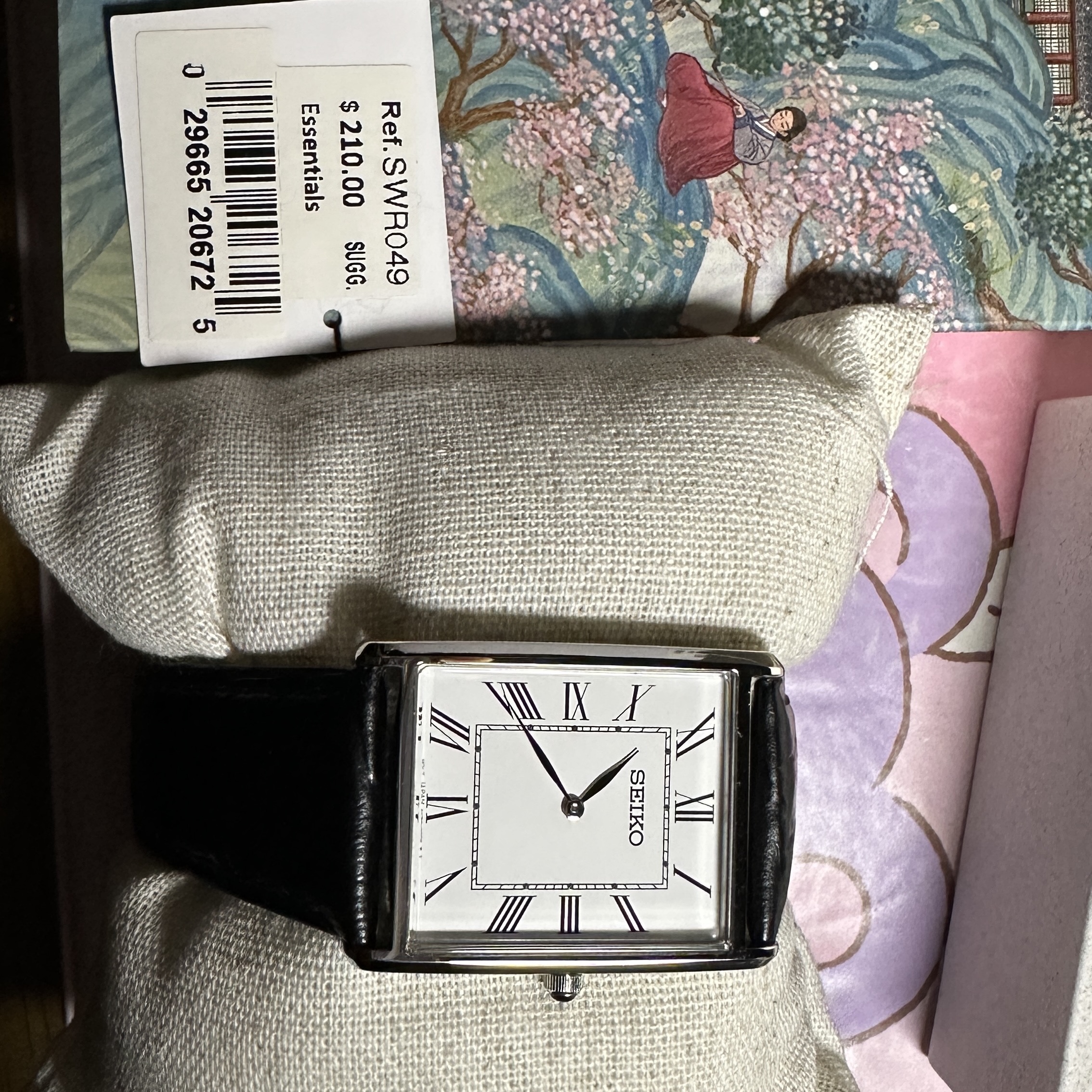 Seiko SWR049P1 28.4mm Black 착용 스타일 - 1