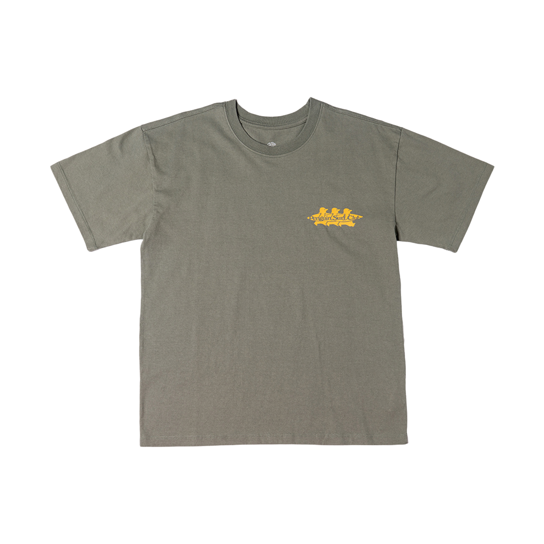빅웨이브 컬렉티브 팽귄 서프 클럽 반팔 티셔츠 올리브(BIGWAVE COLLECTIVE Penuin Surf Club Tee Olive) - 2