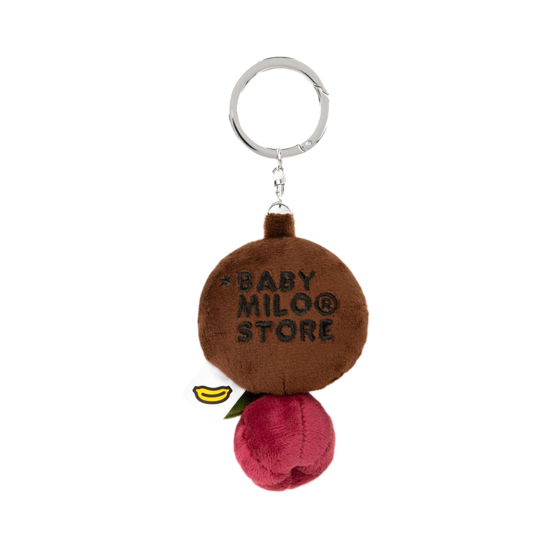 베이프 베이비 마일로 체리 플러시 인형 테이프 메저 키체인 브라운(BAPE Baby Milo Cherry Plush Doll Tape Measure Keychain Brown) - 2