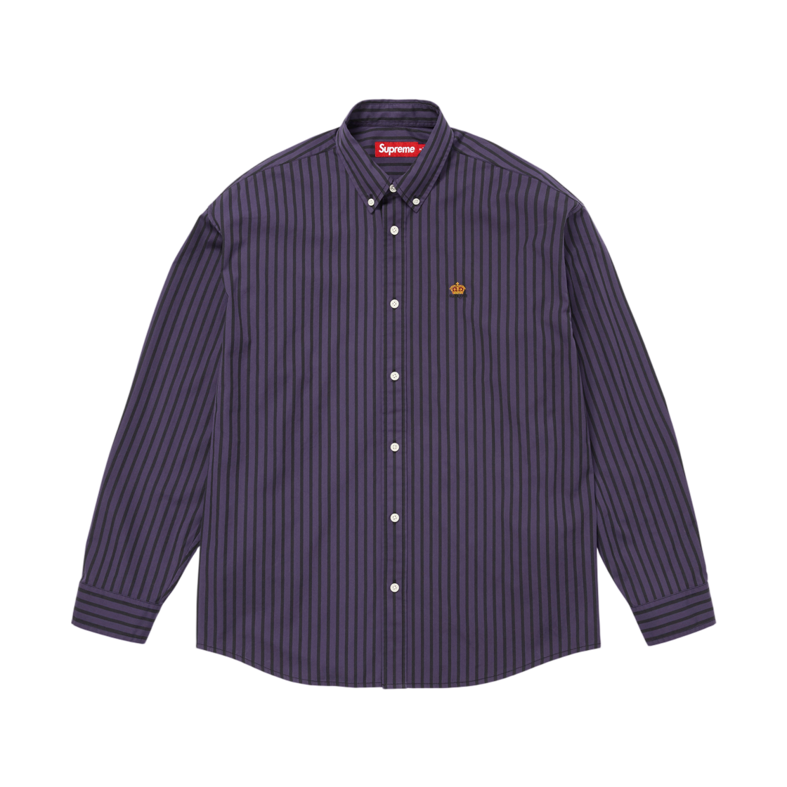 슈프림 스트라이프 셔츠 퍼플 - 26SS | Supreme | KREAM