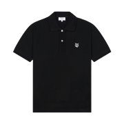 [25% 쿠폰] Maison Kitsune Fox Head Comfort Polo Black
