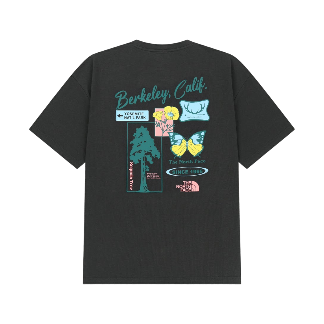 노스페이스 화이트 라벨 버클리 숏슬리브 R/티셔츠 다크 그레이 - 26SS(The North Face White Label Berkeley S/S R/T-Shirt Dark Gray - 26SS) - 2
