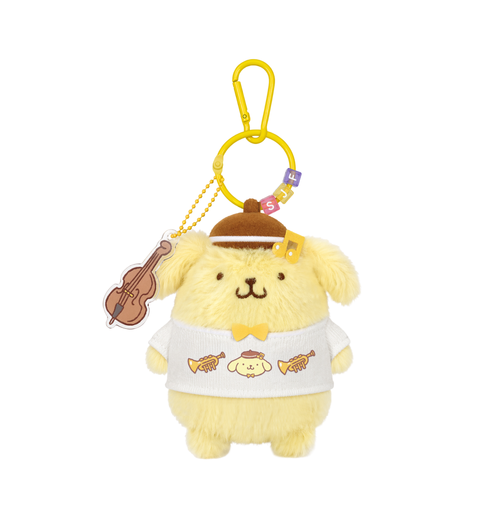 SJF x 폼폼푸린 인형 키링 - 오리지널(SJF X POMPOMPURIN PLUSH KEYCHAIN - YELLOW)