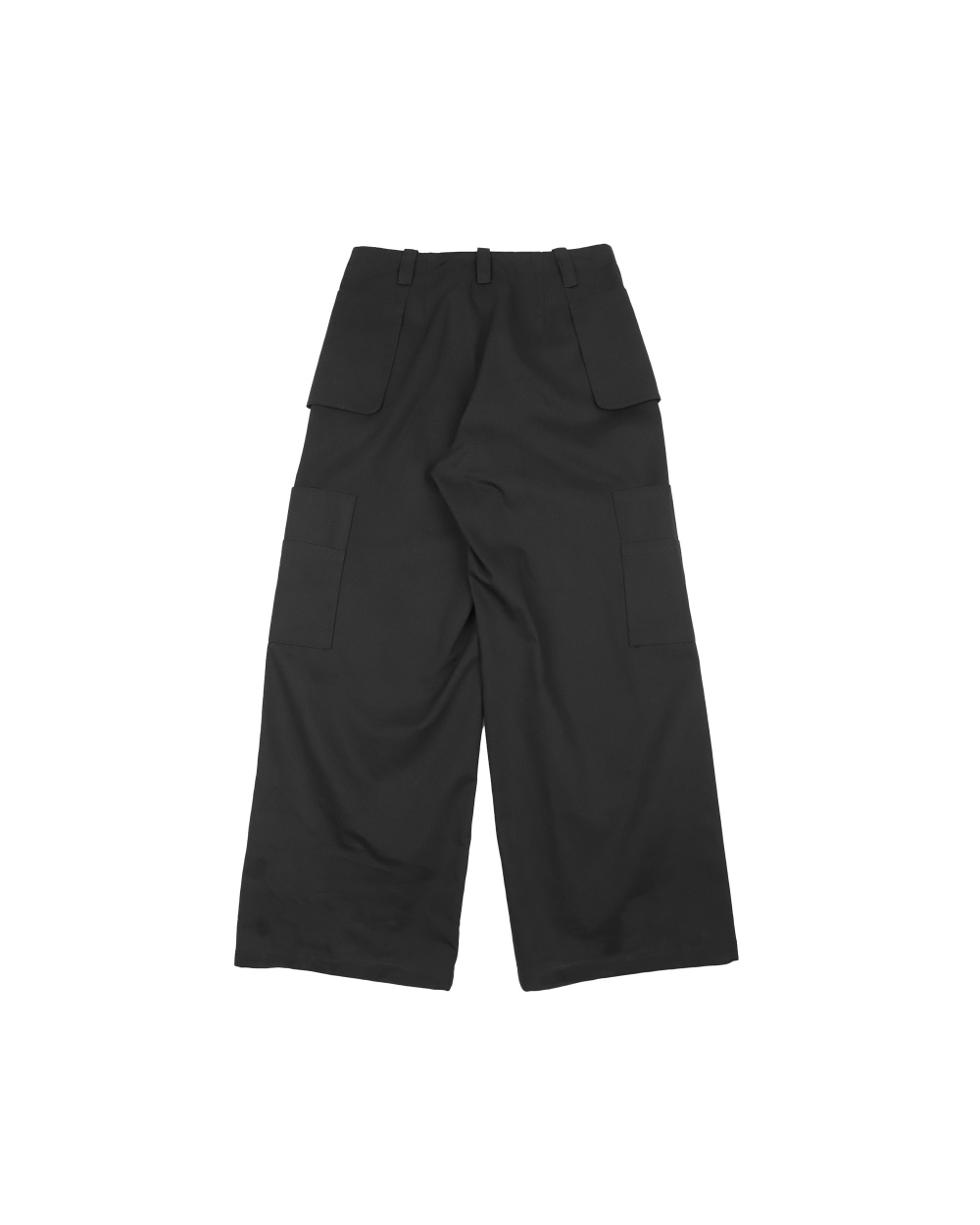 미와이후 아웃사이드 카고 팬츠 블랙(Miyhoo Outside Wide Cargo Pants Black) - 2