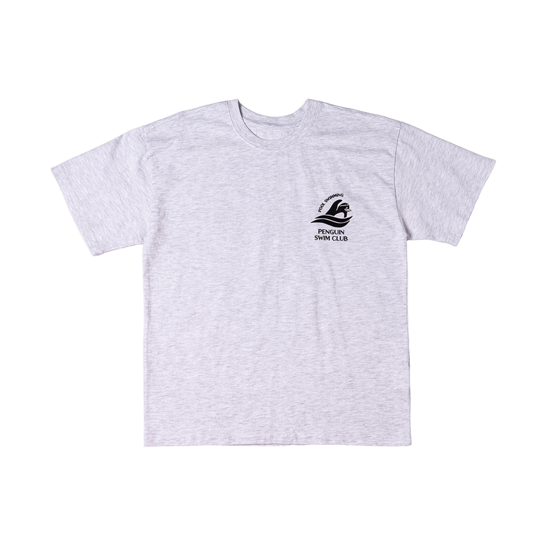 빅웨이브 컬렉티브 펭귄 스윔 클럽 반팔 티셔츠 애쉬 그레이(BIGWAVE COLLECTIVE Penguin Swim Club Tee Ash Gray) - 2