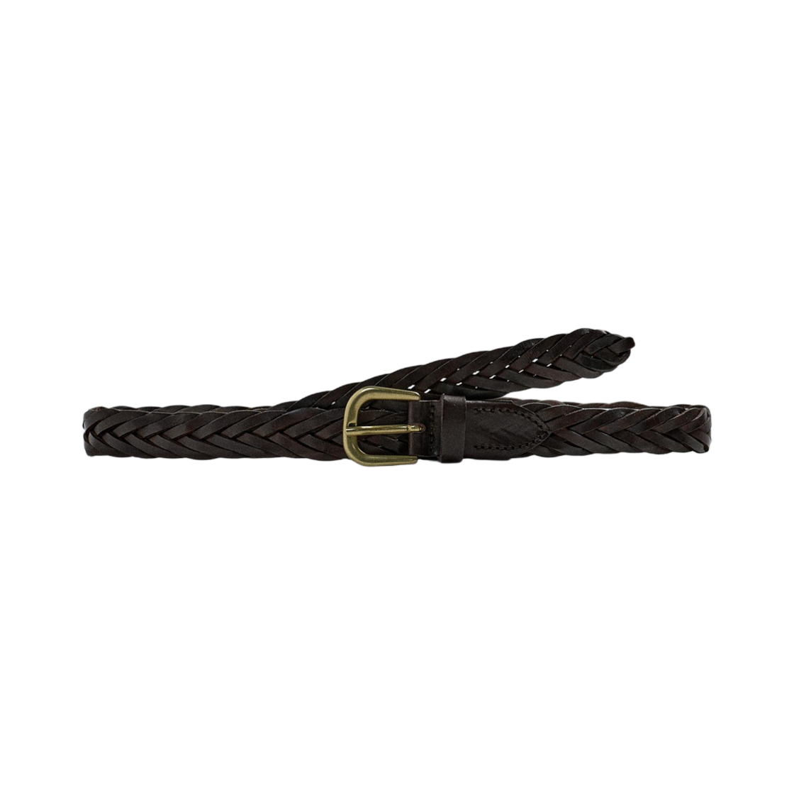 자라 x 아론 리바인 위빙 레더 벨트 브라운(Zara x Aaron Levine Woven Leather Belt Brown)