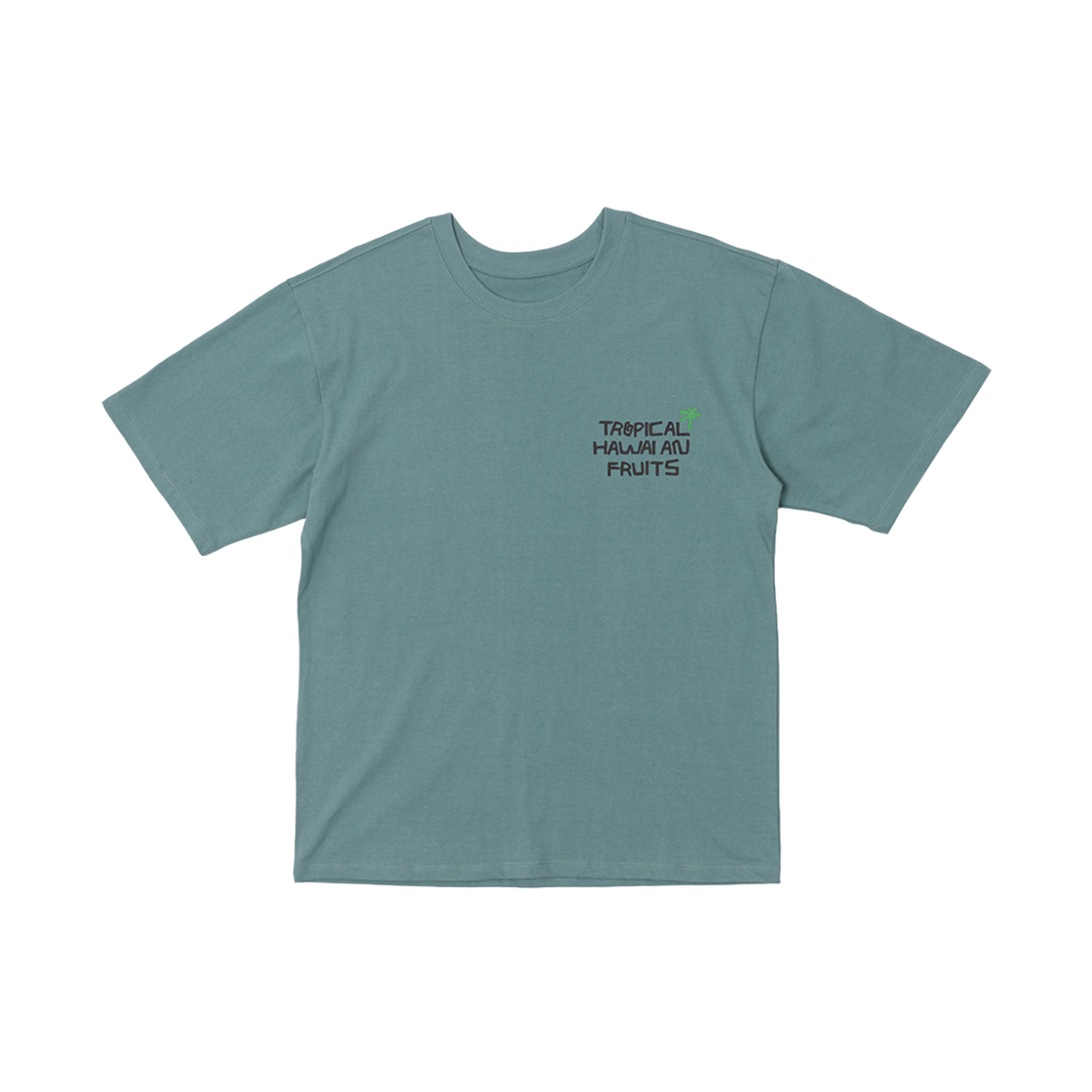 빅웨이브 컬렉티브 트로피컬 하와이안 티셔츠 마티니 블루(BIGWAVE COLLECTIVE Tropical Hawaiian Fruits Tee Martini Blue) - 2
