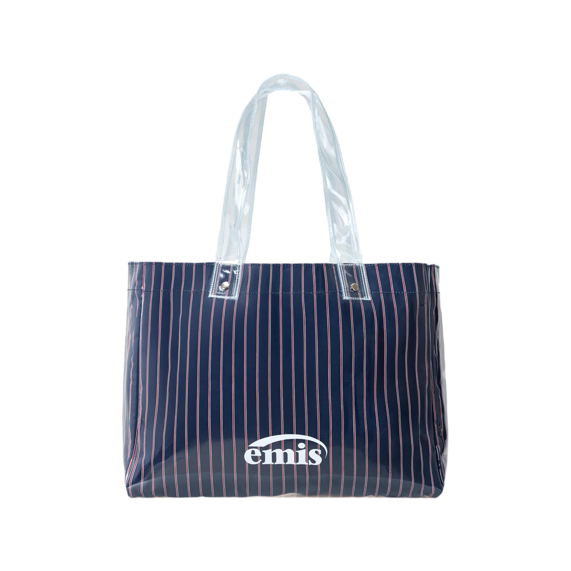 - Emis Clear Stripe Shoulder Bag Navy