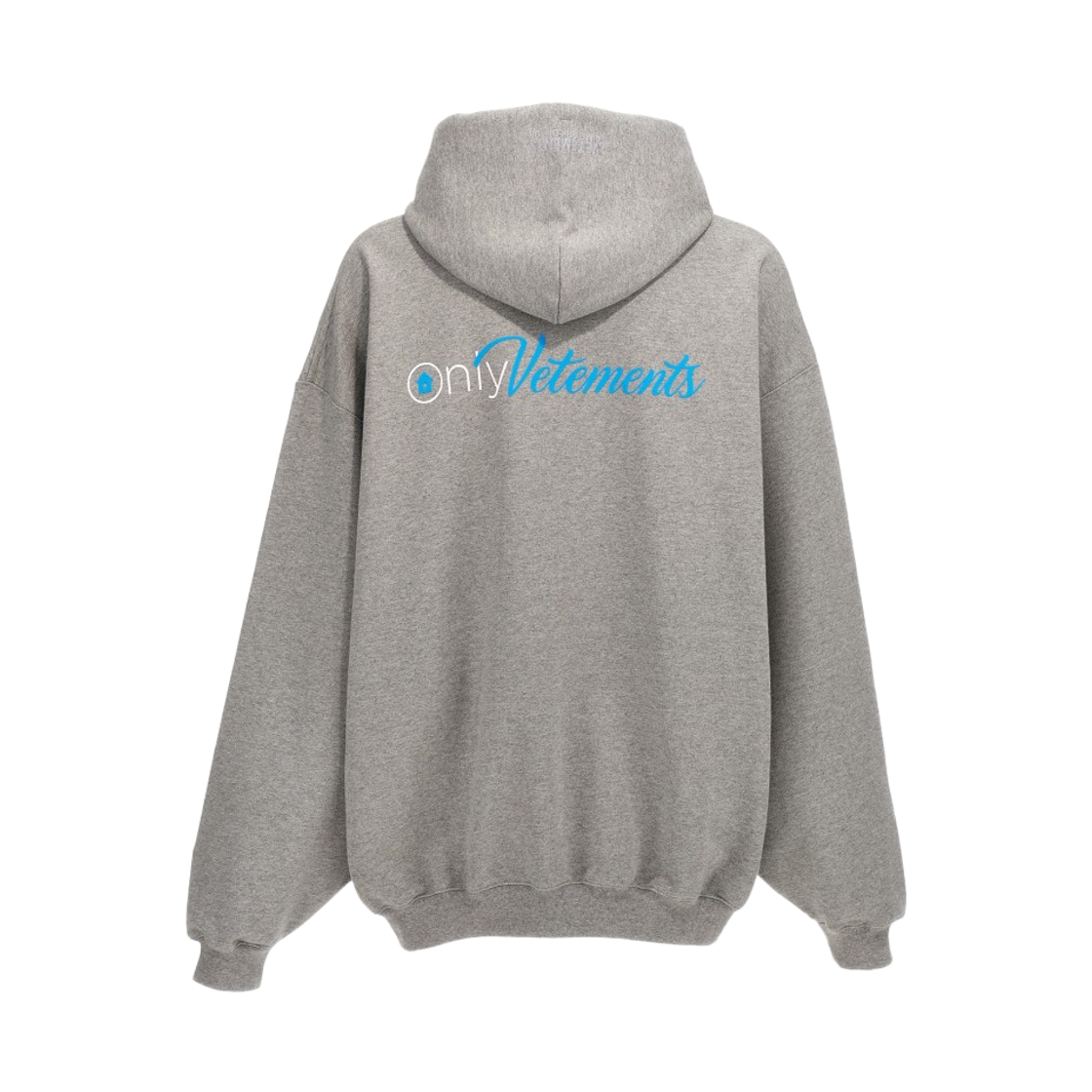 베트멍 온리 베트멍 후디 그레이 멜란지(Vetements Only Vetements Hoodie Grey Melange) - 2