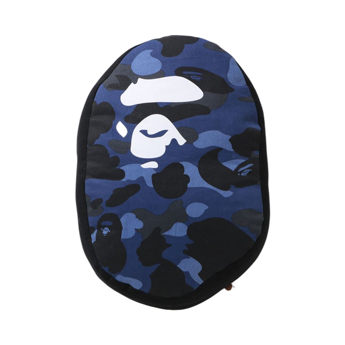 베이프 컬러 카모 에이프 헤드 쿠션 네이비(BAPE Color Camo Ape Head Cushion Navy) - 1