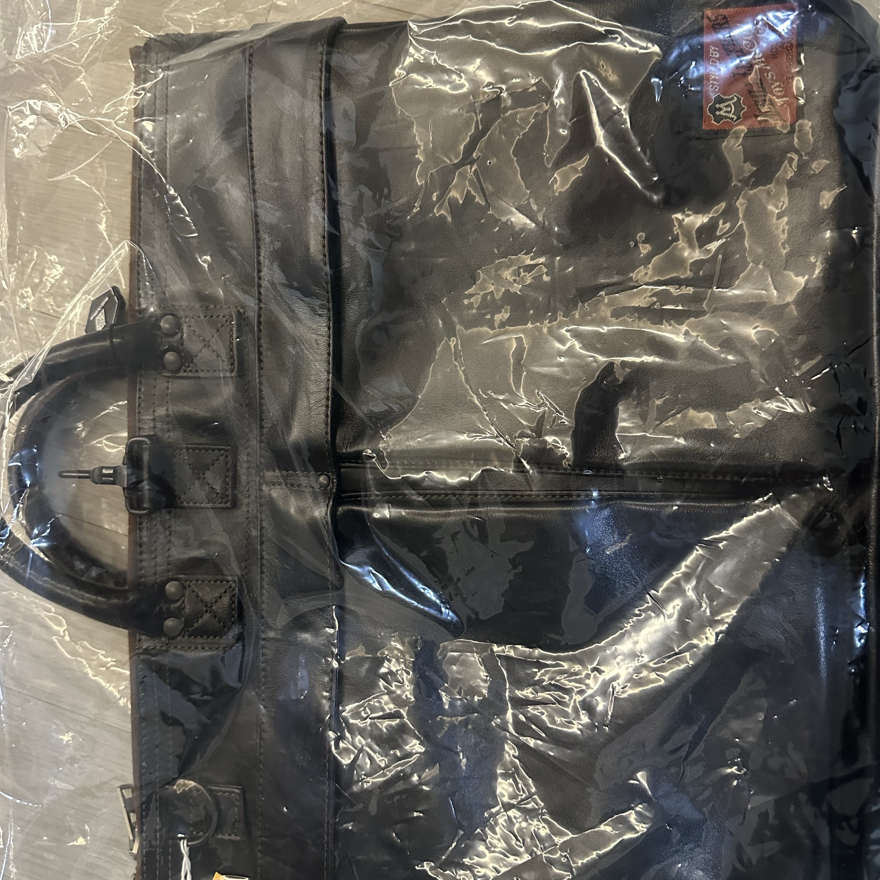 Toys Mccoy Leather Helmet Bag Black 착용 스타일