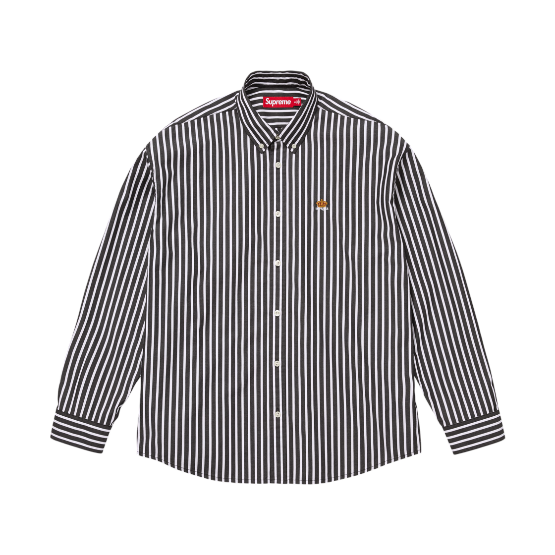 - Supreme Stripe Shirt Black - 26SS
