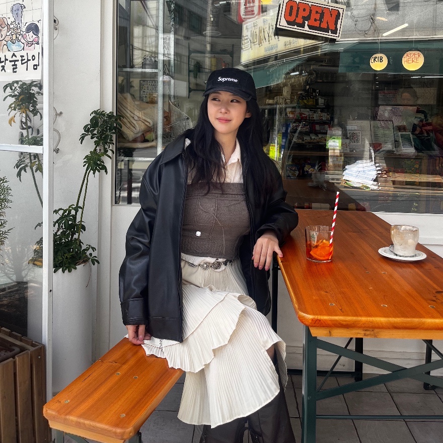 Supreme Washed Chino Twill Camp Cap Black - 25SS 착용 스타일 - 1