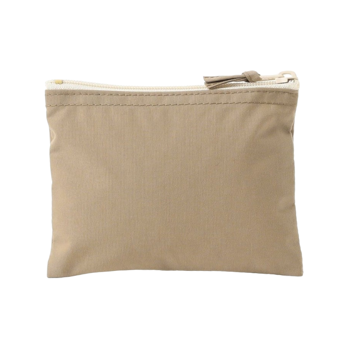 빔스 재팬 로고 플랫 파우치 M 베이지(Beams Japan Logo Flat Pouch M Beige) - 2