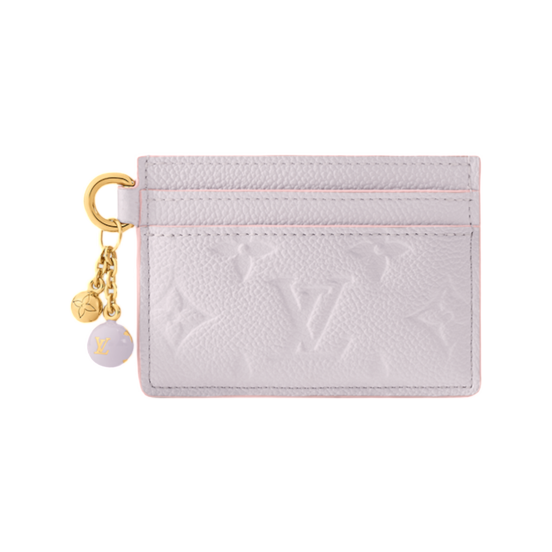 M29250 Louis Vuitton LV Charm Card Holder Sweet Lavender