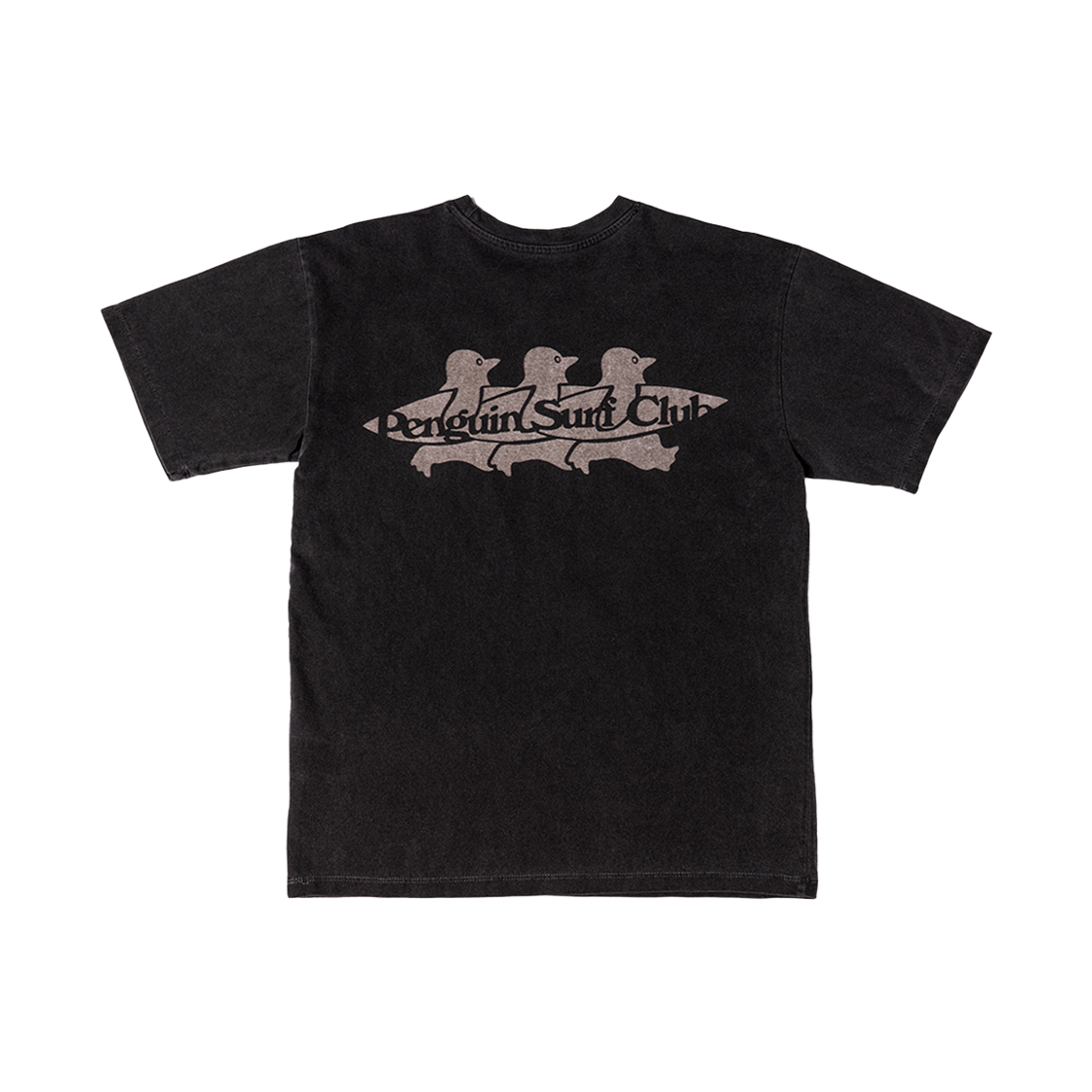 빅웨이브 컬렉티브 펭귄 서프 클럽 반팔 티셔츠 마그넷(BIGWAVE COLLECTIVE Penguin Surf Club Tee Magnet) - 1